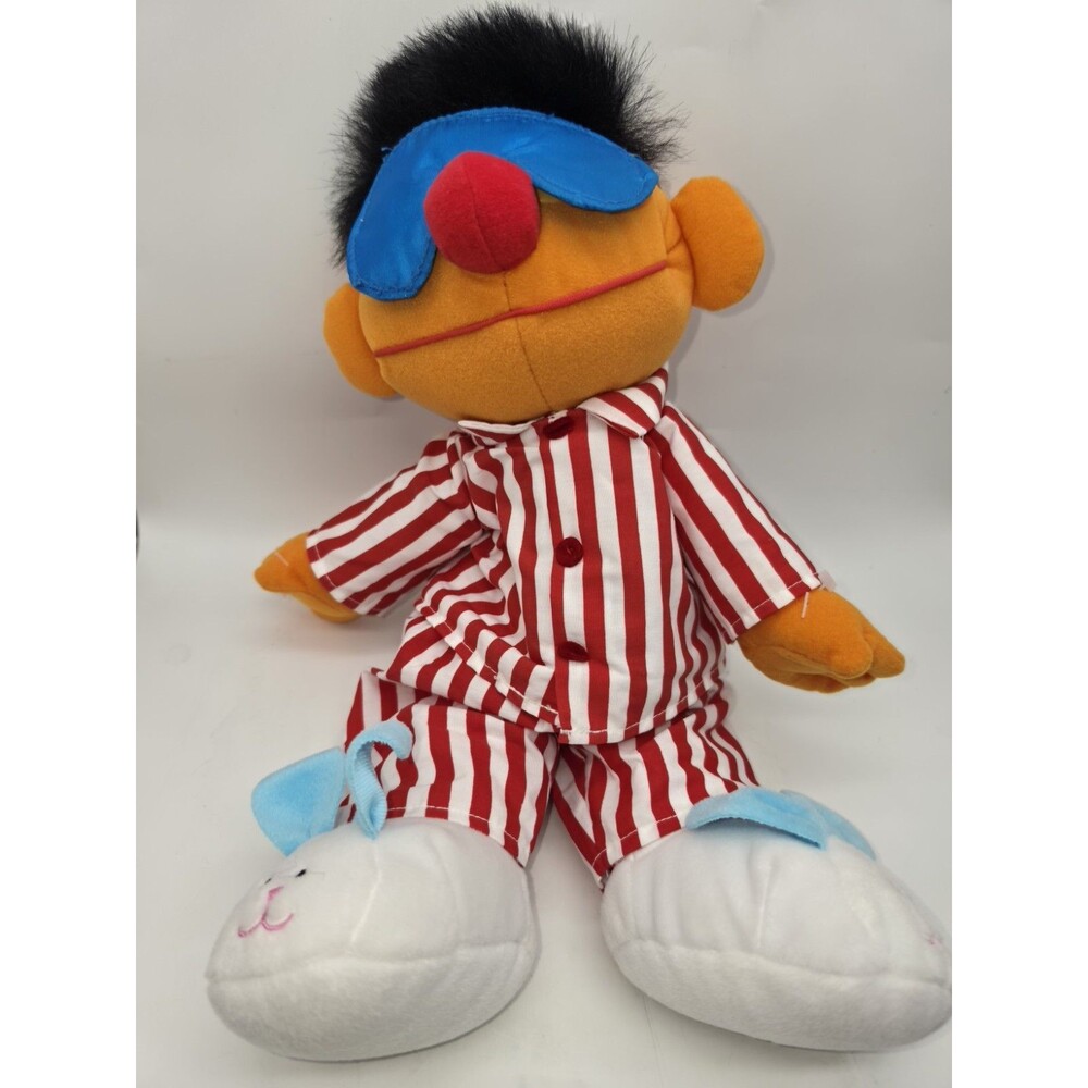 Vintage 1996 Tyco Sesame Street Sleep And Snore Ernie Talking & Singing Doll